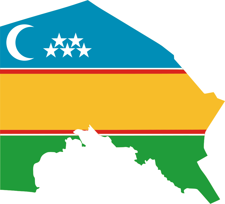 Fayl:Flag-map of Karakalpakstan.svg