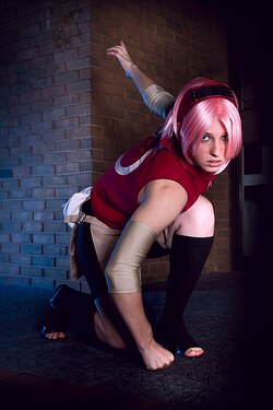 Sakura Xaruno obrazidagi qiz – " Naruto „ mangasining bosh qahramonlaridan biri.