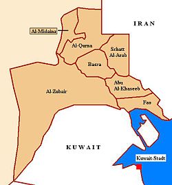 Skyline of Basra tumani