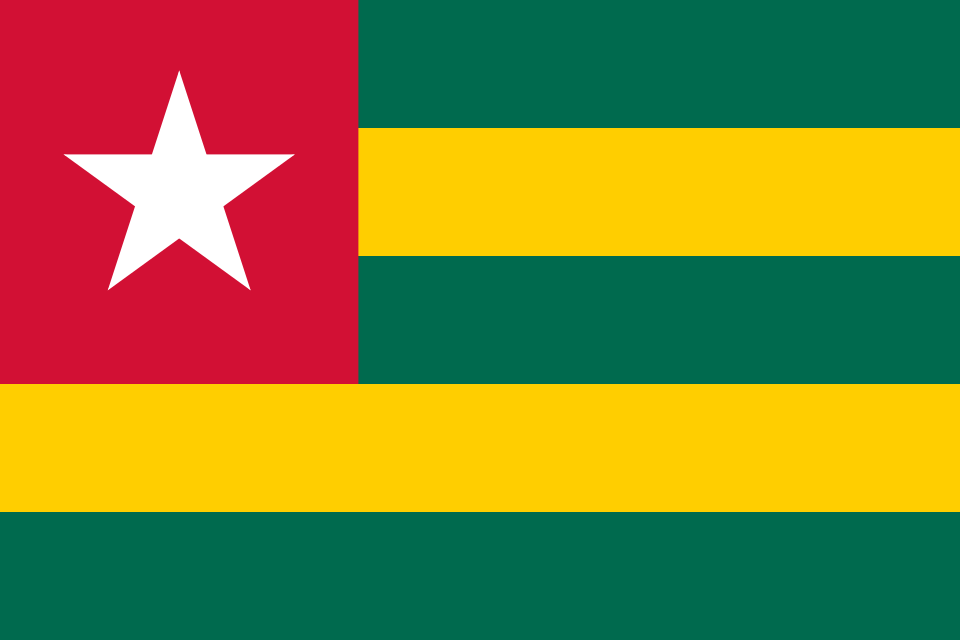 Fayl:Flag of Togo (3-2).svg