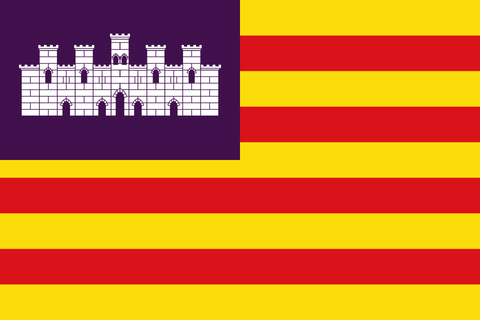 Fayl:Flag of the Balearic Islands.svg