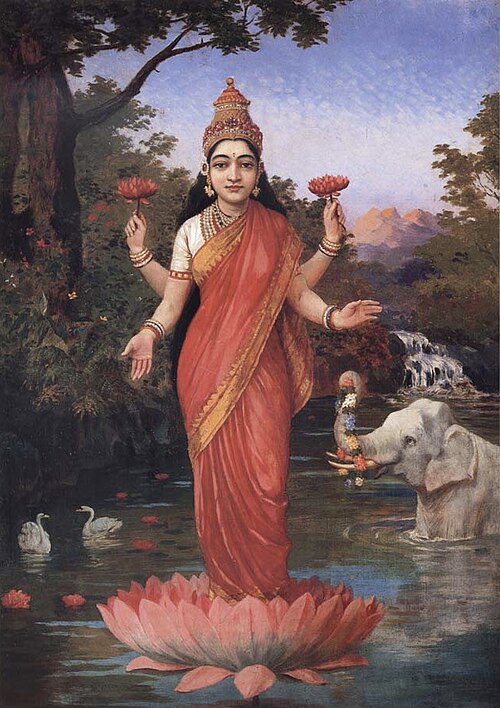 Fayl:Ravi Varma-Lakshmi.jpg