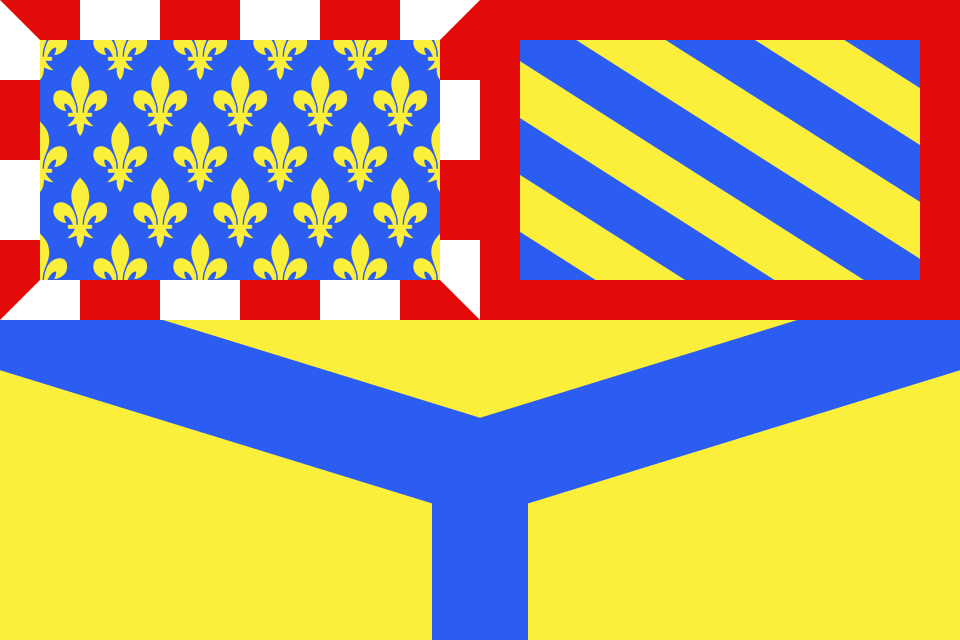 Fayl:Drapeau fr département Yonne.svg