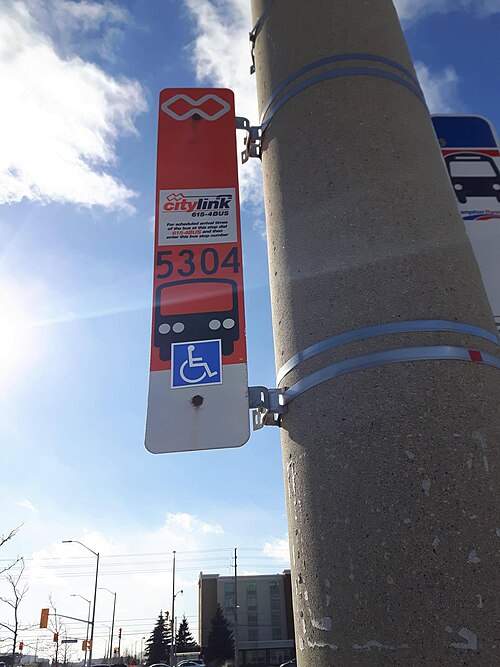 Fayl:Mississauga Transit bus stop 5304.jpg