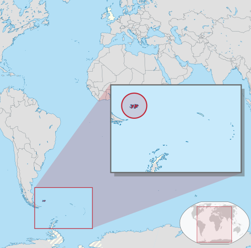 Location of Folklend orollari