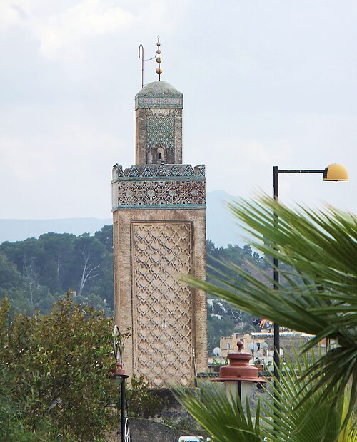 Fayl:Fes Jdid Grand Mosque minaret.jpg
