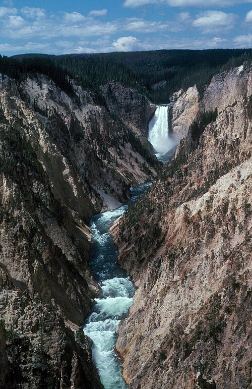 Fayl:Yellowstone River Lower Falls.jpg