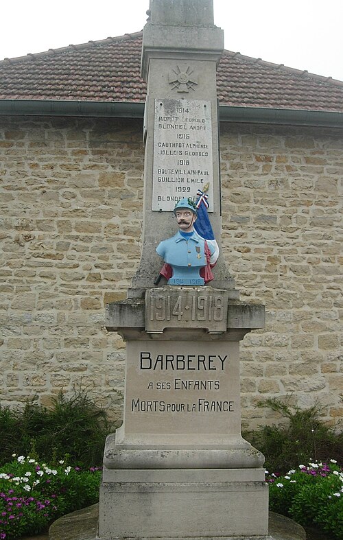 Fayl:Barberey monument aux morts.JPG