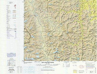 Map including part of the China-USSR (Tajik SSR) border near Taxkorgan (Tʼa-shih-k’u-erh-kan) (DMA, 1985)