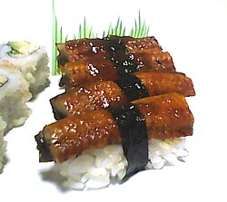 鰻寿司 unagi sushi
