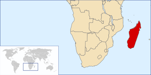 Location of Malagasiya Respublikasi