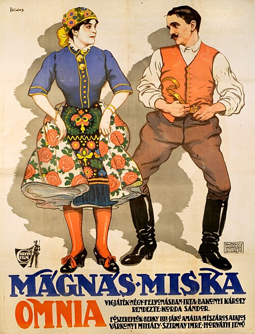 Fayl:Mágnás Miska (1916) poster.jpg