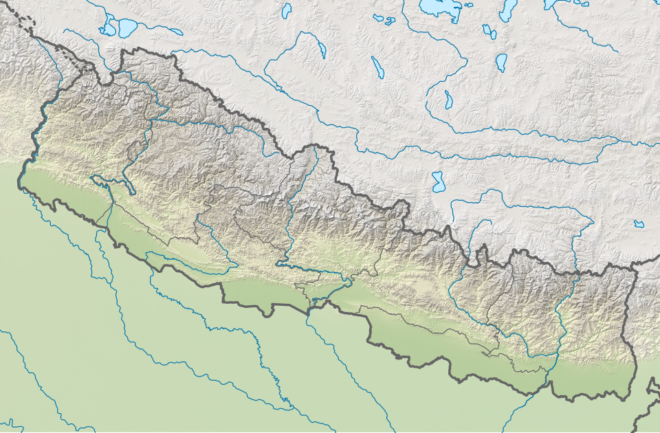 Fayl:Nepal rel location map.svg