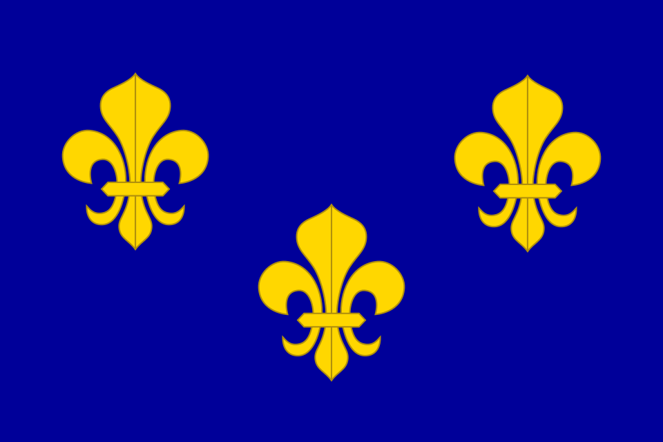 Fayl:Royal flag of France.svg