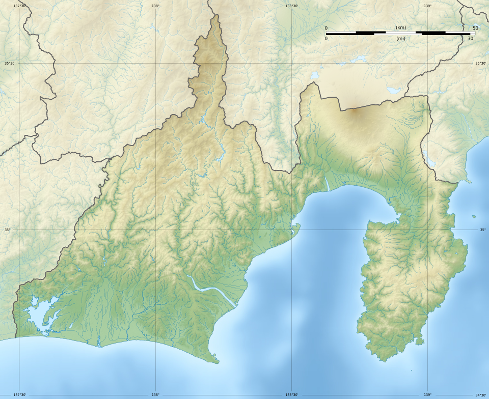 Fayl:Shizuoka géolocalisation relief.svg