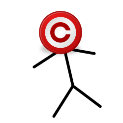 Fayl:Copyright Icon-Headed Stickman.svg