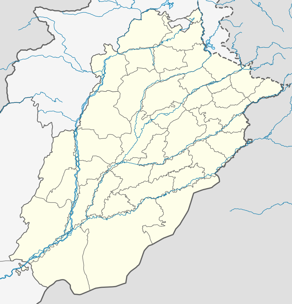 Fayl:Pakistan Punjab location map.svg