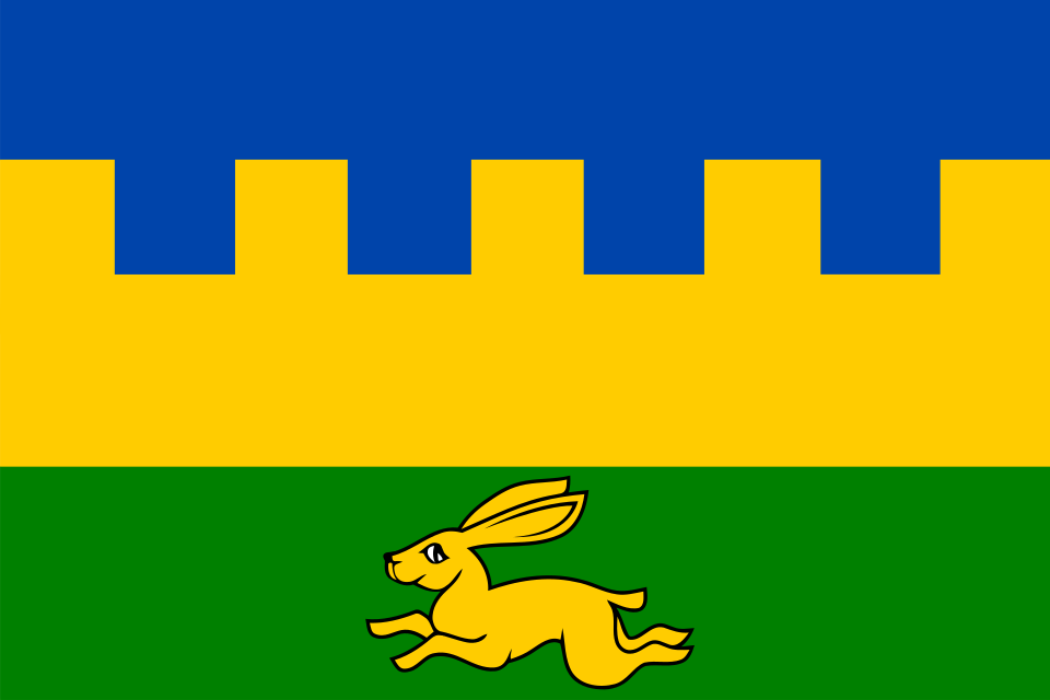 Fayl:Flag of Záluží (Beroun District).svg