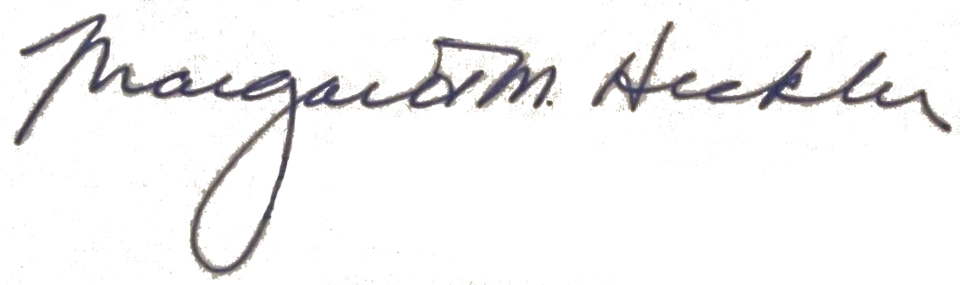 Fayl:Margaret Heckler signature.png