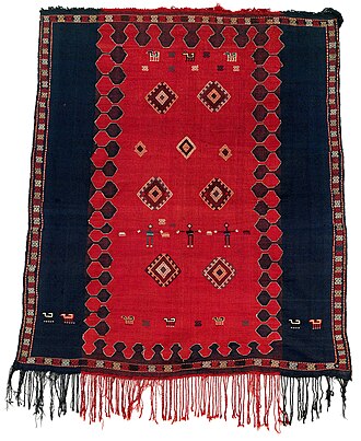 19-asrga oid ozarbayjon shadda. Textile Museum (Washington, D.C.)da namoyish etilgan.