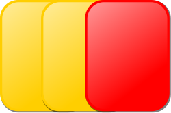 Fayl:Double yellow card.svg