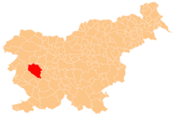 Idrija munitsipaliteti xaritasi