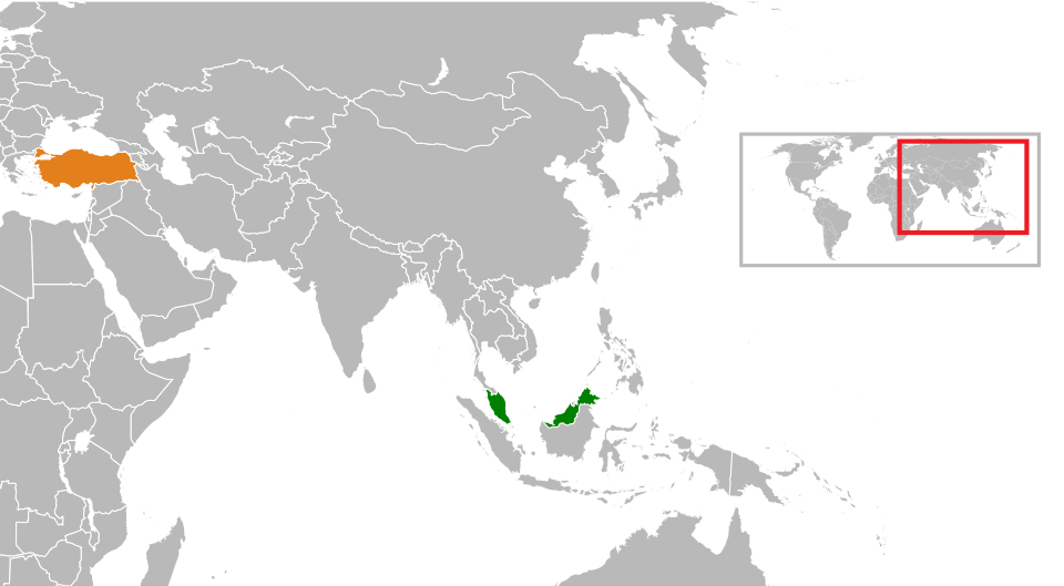 Fayl:Malaysia Turkey Locator.svg
