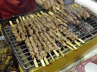 Qoʻzichoq chuanr (uyg‘urcha qovurilgan qoʻzichoq kaboblari)