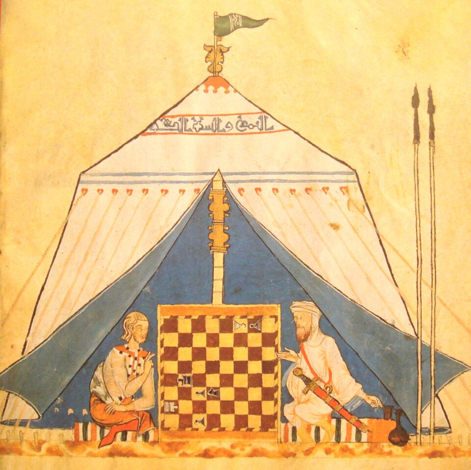 Fayl:ChristianAndMuslimPlayingChess.JPG