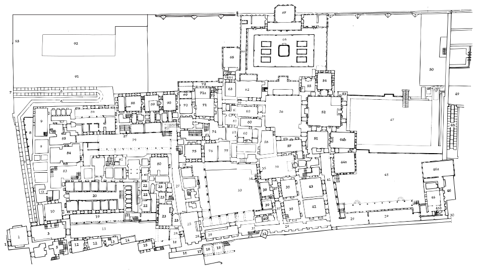 Fayl:Harem Topkapi Palace plan(2).svg
