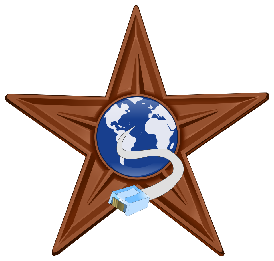 Fayl:Internet Barnstar Hires alt.svg