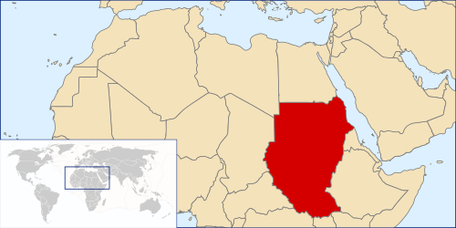 Location of Sudan Demokratik Respublikasi