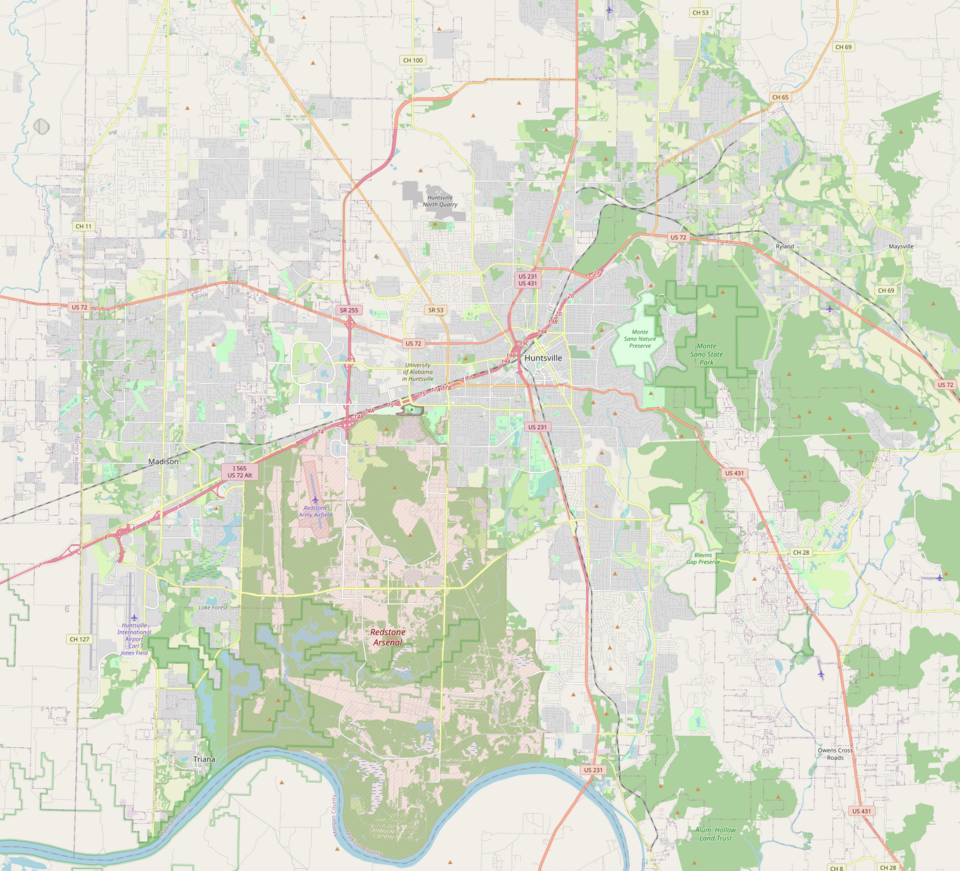 Fayl:Location Map USA Alabama Huntsville.png
