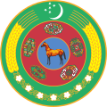 Turkmaniston gerbi 2000-yil 27-noyabrdan 2003-yil 15-avgustgacha