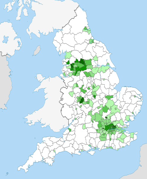Fayl:Islam in England census 2011.svg