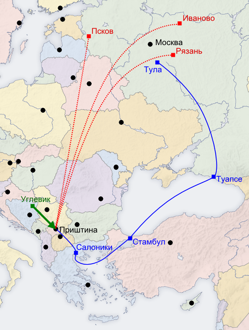 Fayl:Переброска российского контингента KFOR.png