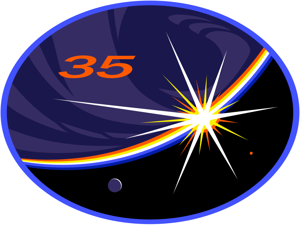 Fayl:ISS Expedition 35 Patch.svg