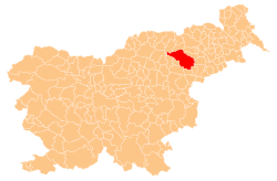Slovenska Bistrica munitsipaliteti xaritasi