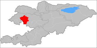Axsi tumani xaritada
