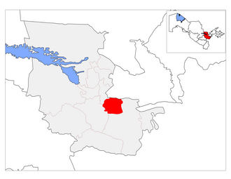 Zarbdor tumani xaritada