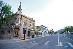 Skyline of Canon City, Colorado