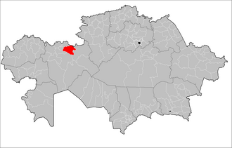 Xromtov tumani xaritada