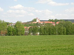 Načeradec shimoli-g'arbdan ko'rinishi