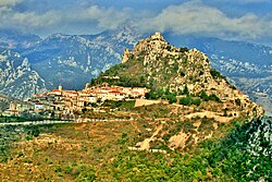 Skyline of Sainte-Agnès