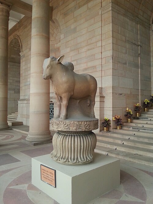 Fayl:Rampurva bull in Presidential Palace.jpg