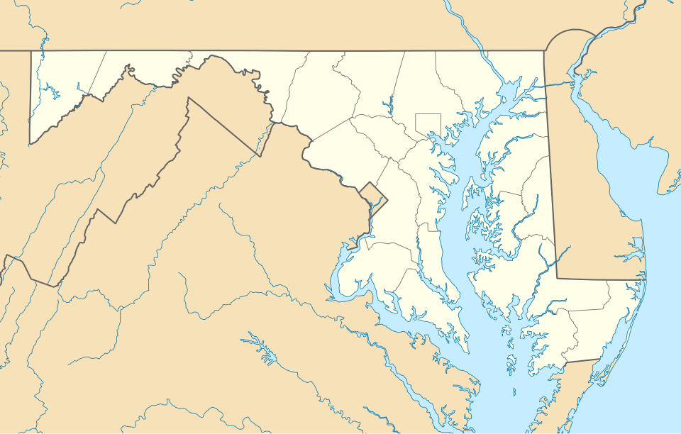 Fayl:USA Maryland location map.svg