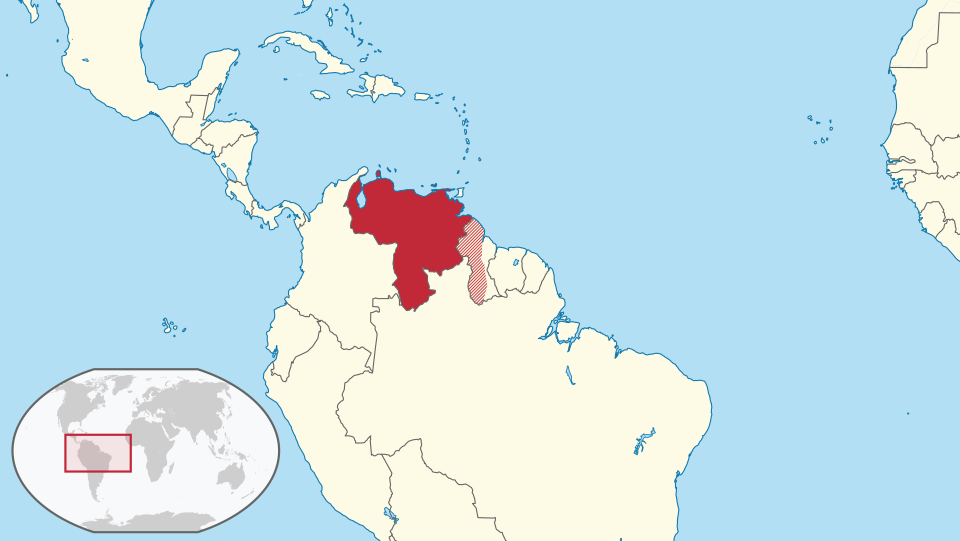 Fayl:Venezuela in its region (claimed).svg