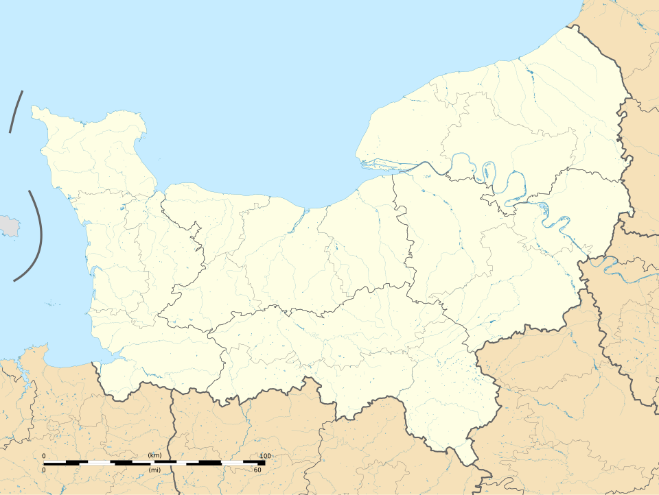 Fayl:Normandie region location map.svg