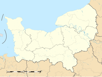 2024-yilgi Yozgi Olimpiada mashʼalasi estafetasi is located in Normandy