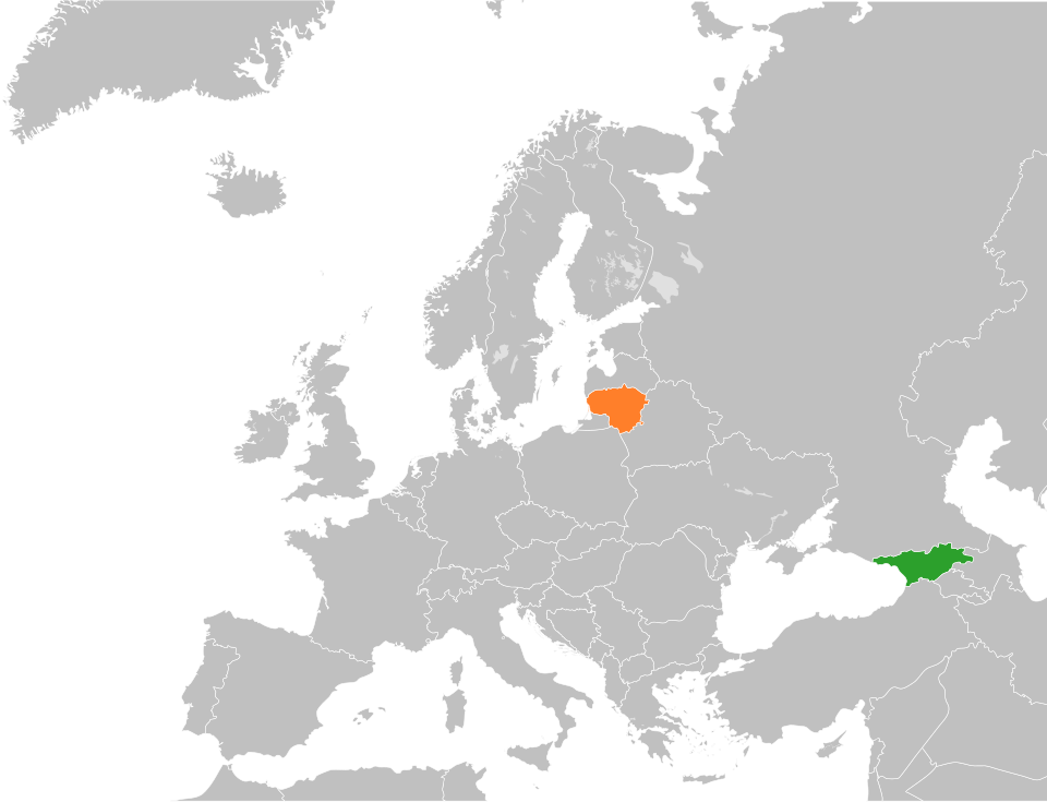 Fayl:Georgia Lithuania locator.svg